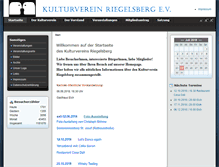 Tablet Screenshot of kulturverein-rgb.de